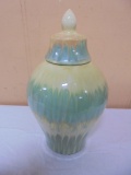 Large Art Pottery Covered Jar