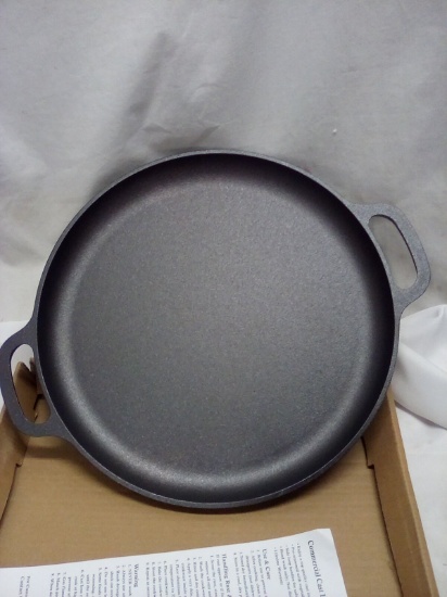 Qty 1 14 Inch Cast Iron Pizza Pan