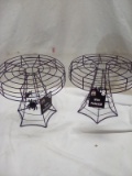 Halloween/Spider Wire Pedestals. Qty 2.