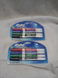 Expo 4-Pack Dry Erase Markers. Qty 2.