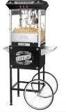 Popcorn Machine with Cart and 8 Ounce Kettle MSRP299.99
