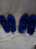 black and blue boys water shoes, size 12, size 1