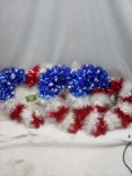 Qty 3 Patriotic Heart Wreath