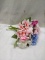 Qty 7 Artificial Flowers
