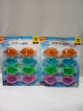 Qty 2  4 pack Child goggles