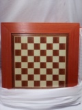Qty 1 Wooden Chess and Backgammon Table Set