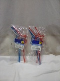 Qty 2  6 per pack reusable Straws