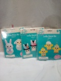 Qty 3 Lolly Stick Easter Kits