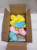 Easter Hopping Chicks. Qty 8. Yellow, Pink, & Blue.