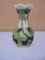 Beautiful Art Glass Grape Pattern Vase