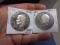 1973 S Mint & 1977 S Mint Proof Eisenhower Dollars