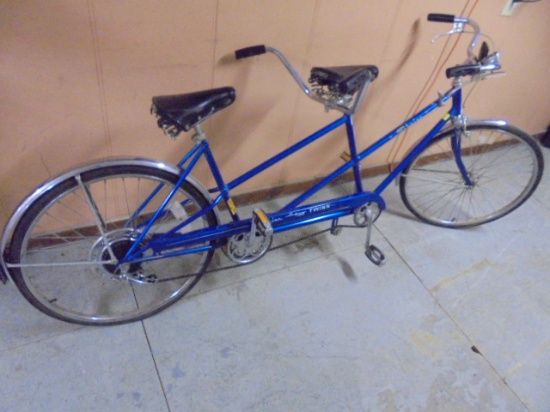 Vintage Schwinn Deluxe Twin Tandem 5 Speed Bicycle