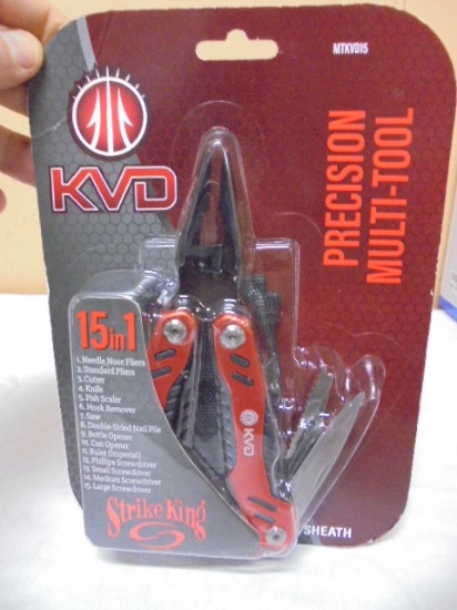 KDV 15-in-1 Multi-Tool w/ Sheath
