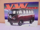 VW Type 2 Bus Metal Sign
