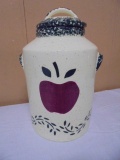 Milk Can Ceramic Cookie Jar