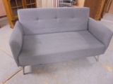 Modern Style Gray Upholstered Love Seat