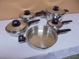 5pc Kitchen Heavy Stainless Steel Cookware Set