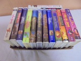 Large Group of Children's VHS Disney Movies