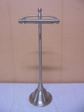 Bushed Stainless Steel Toilet Paper Holder
