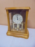 Wood Case Westminster Chime Mantel Clock