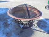 29in Round Firepit w/ Screen Cover