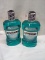 Listerine Ultraclean Cool Mint. Qty 2- 1 Liter Bottles.