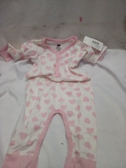 Qty 1 Pink and white 18-24 months sleeper