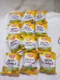 Lay’s Kettle Cooked Chips. Qty 12 Bags.