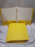 American Scholar Yellow 2-Pocket Folder w/ Prongs. Qty 20