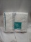 The Pioneer Woman Sculpted Velour Striped Teal Hand Towels. Qty 4.