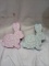 Qty 2 Easter Bunny Decor