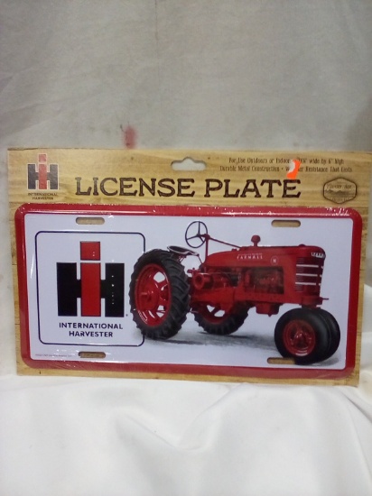 Qty 1 International Harvester License Plate