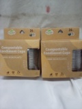 Qty 48 Compostable Condiment Cups