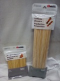 Bamboo Skewers 100large, 300 small