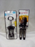 Can Opener & Deluxe Corkscrew. Qty 1 of Each.