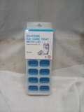 Jacent Silicone Ice Cube Tray W/ Lids. Qty 2 Pack.