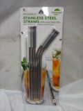 Qty 1 Stainless Steel Straws