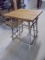 Tree Branch Base Wooden Side Table