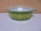 Vintage Green Bramble Pyrex 1 1/2qt Baking Dish w/ Lid