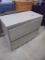 2 Drawer Steel Latteral File Cabinet w/ Keys