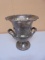 Vintage Poole Silver Plate Double Handled Champagne Bucket