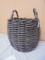 Large HD Designs All Weather Wicker Double Handle Basket