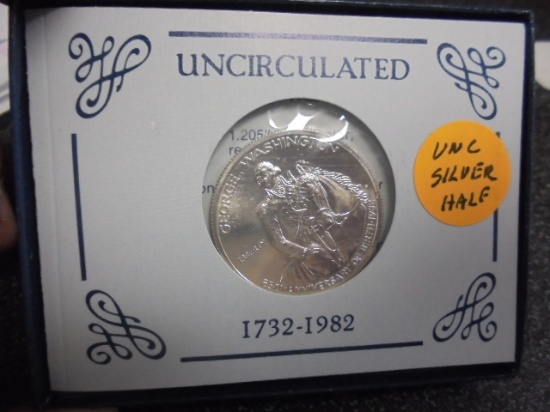 1982 Silver Uncirculated Commemorative George Washington Half Dollar