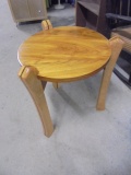 Beautiful Solid wood Round Side Table