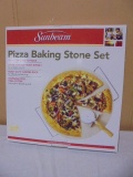Sun Beam Pizza Baking Stone Set