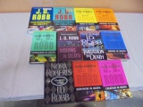 Large Group of JB Robb Hard Back Novels