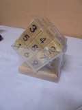 Wooden Sudoku Cube