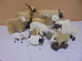Large Group of Decorative Sheep