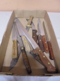 Large Group of Vintage Kitchen Knives