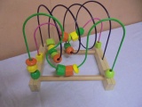 Child's Bead Maze Wire Roller Coaster